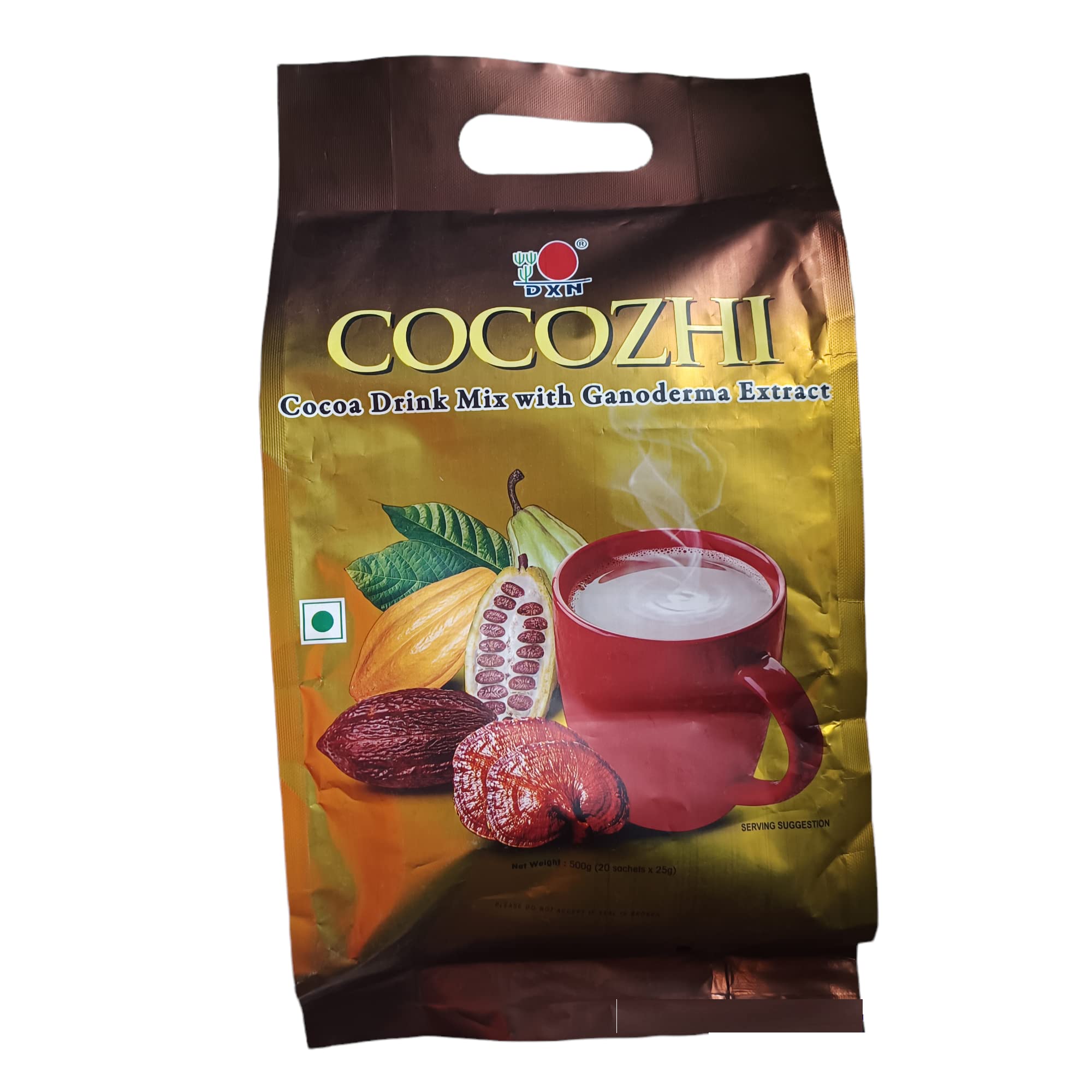 DXN Cocozhi ( Cocoa Drink Mix With Ganoderma Extract) 500Gm 25 G